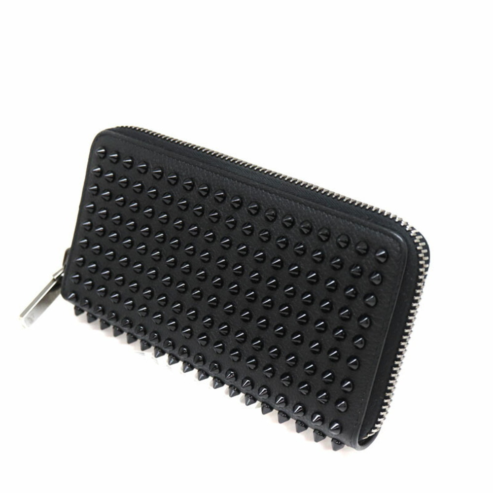Christian Louboutin Panettone Wallet Black Leather Studs